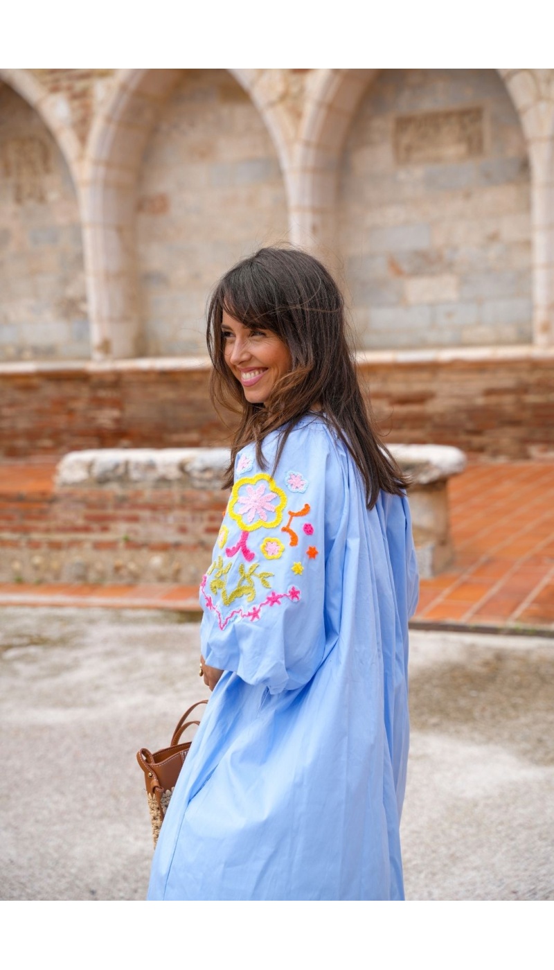 ROBES FEMME BRODE CIEL E26