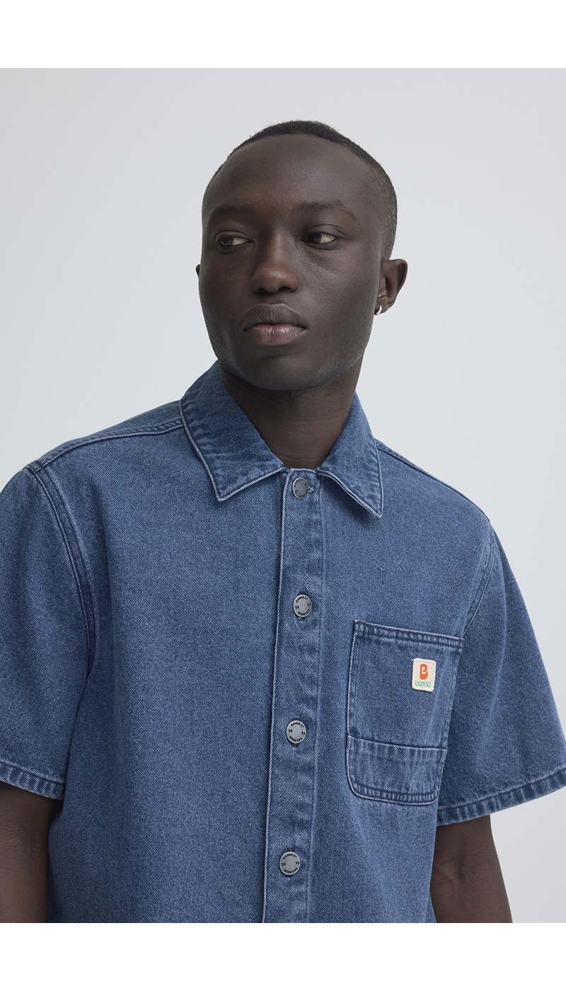 Chemise Denim Middle Blue BHMIGS