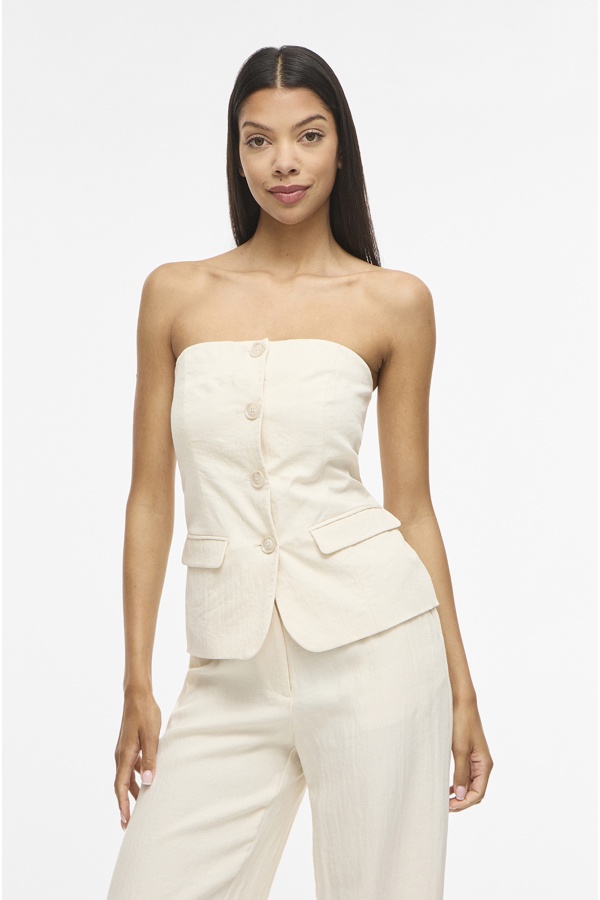 VILA A/S  BIRCH GILETS SUR MESURE 2