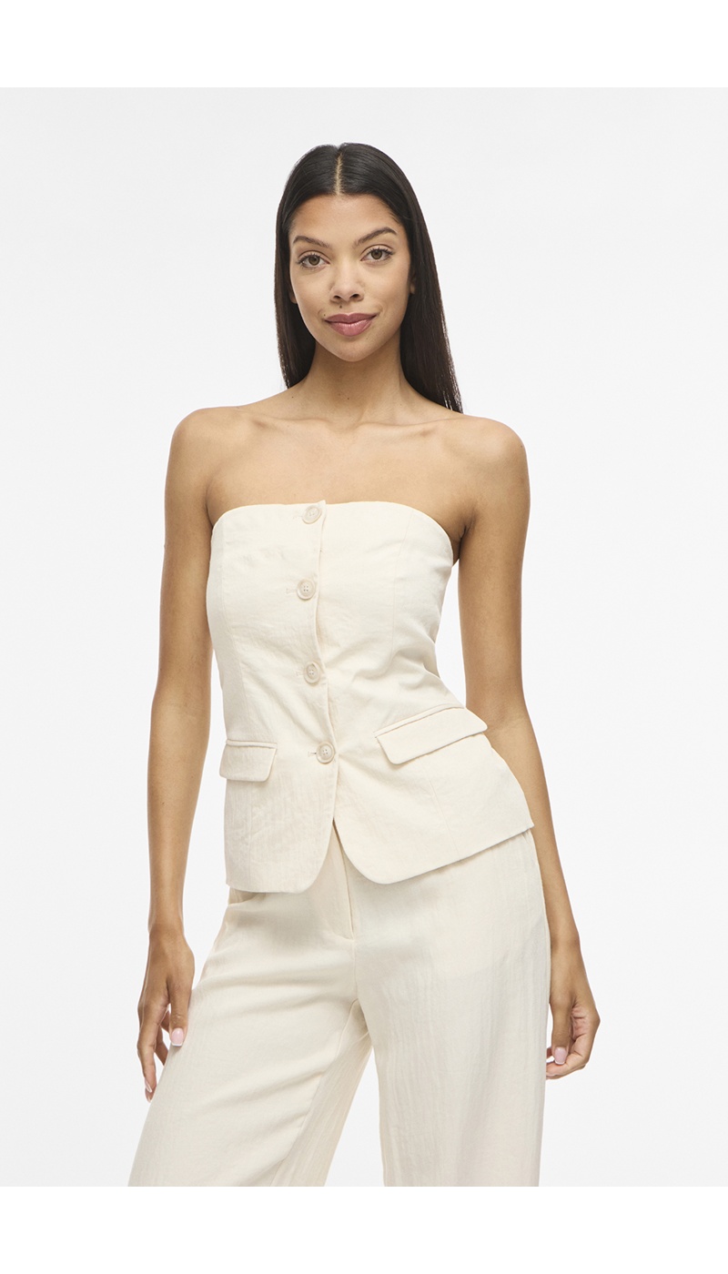 VILA A/S  BIRCH GILETS SUR MESURE