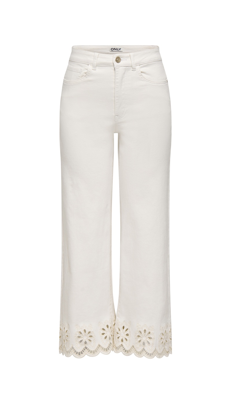 JEANS DENIM WHITE E26