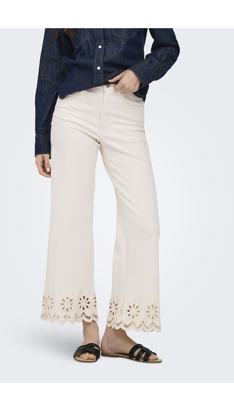 JEANS DENIM WHITE E26