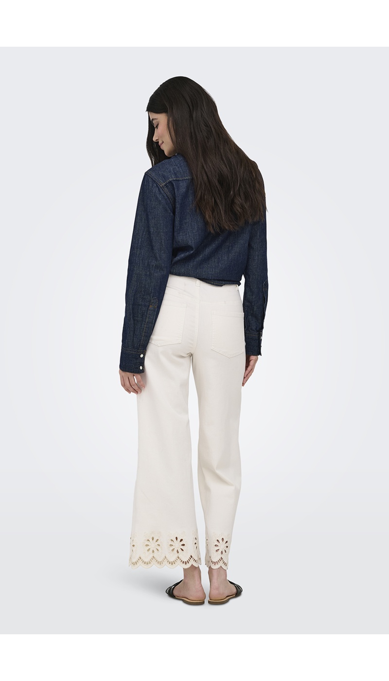 JEANS DENIM WHITE E26