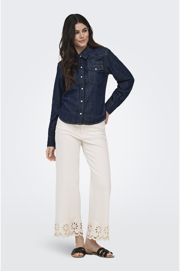 JEANS DENIM WHITE E26