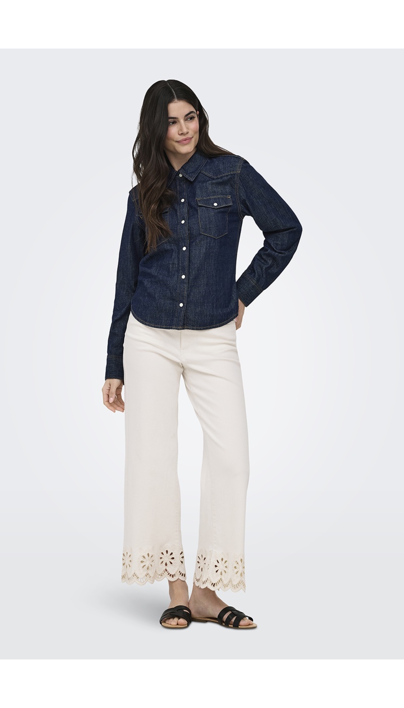 JEANS DENIM WHITE E26