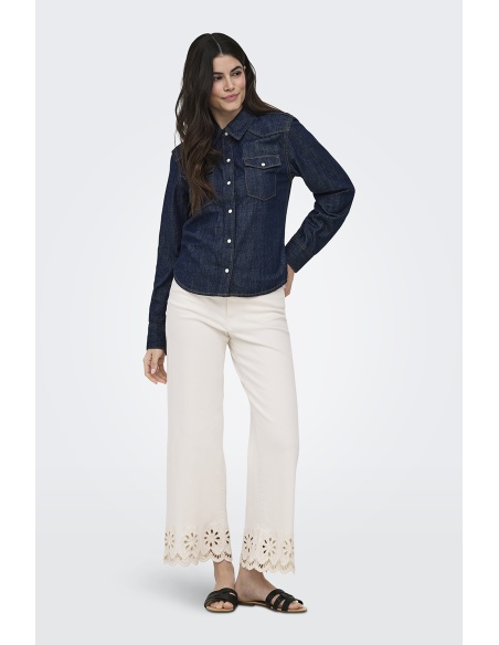 JEANS DENIM WHITE E26