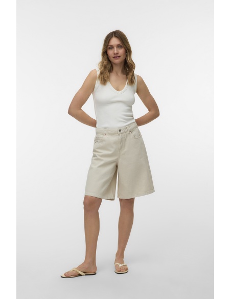 SHORTS VERO MODA ECRU