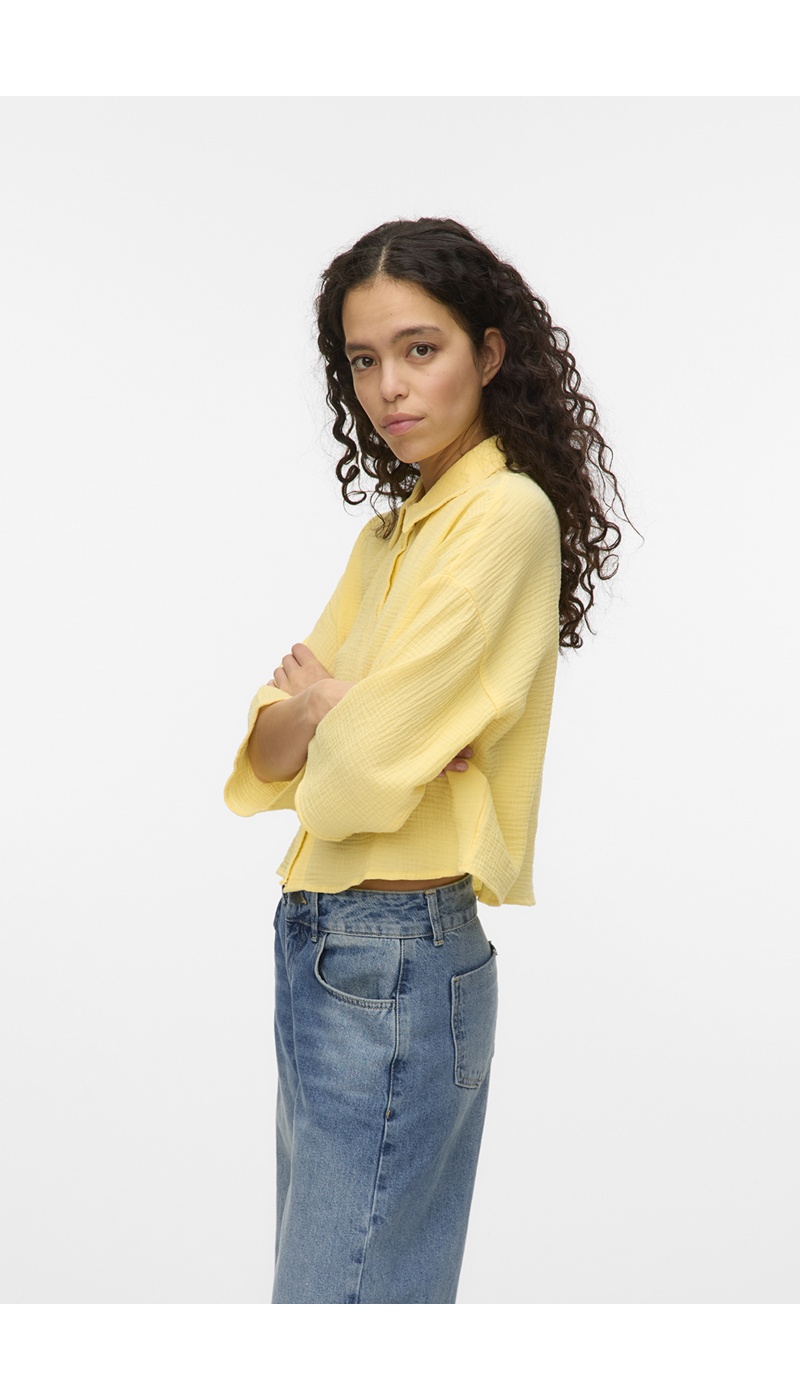 CHEMISES ML PALE BANANA