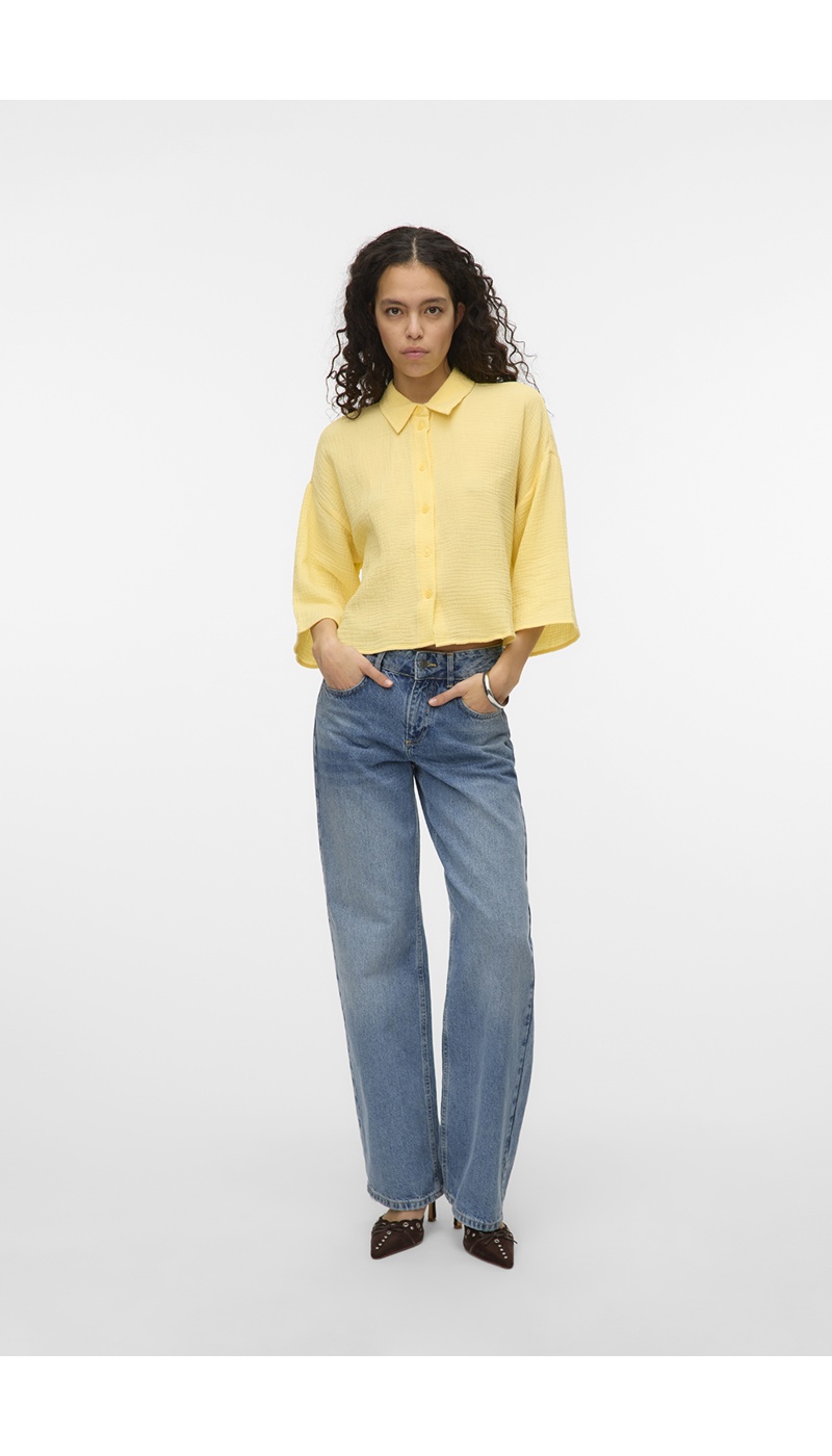 CHEMISES ML PALE BANANA
