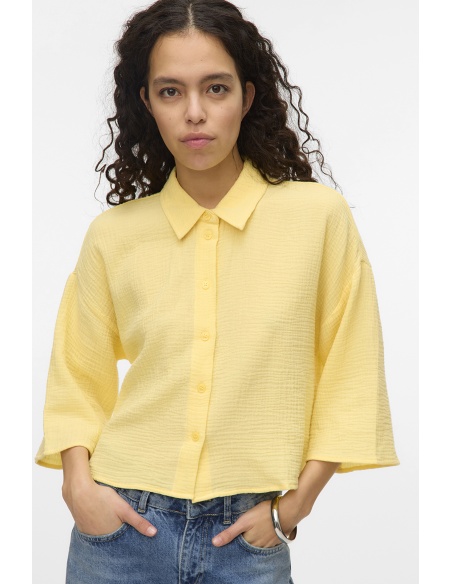 CHEMISES ML PALE BANANA