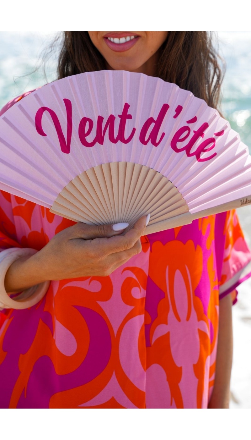 Eventail Rose VENT ETE