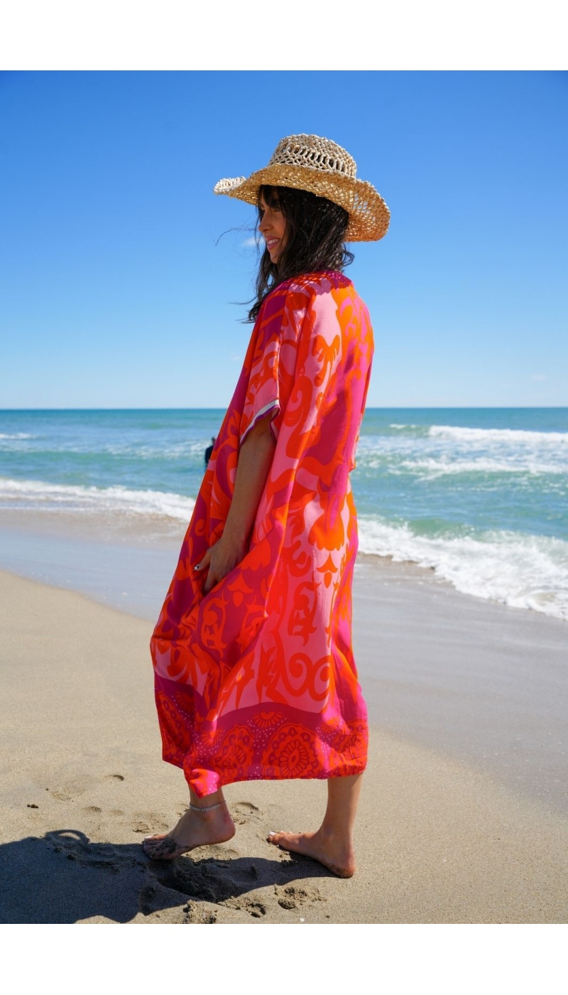 Robe Longue Orange VAIANA