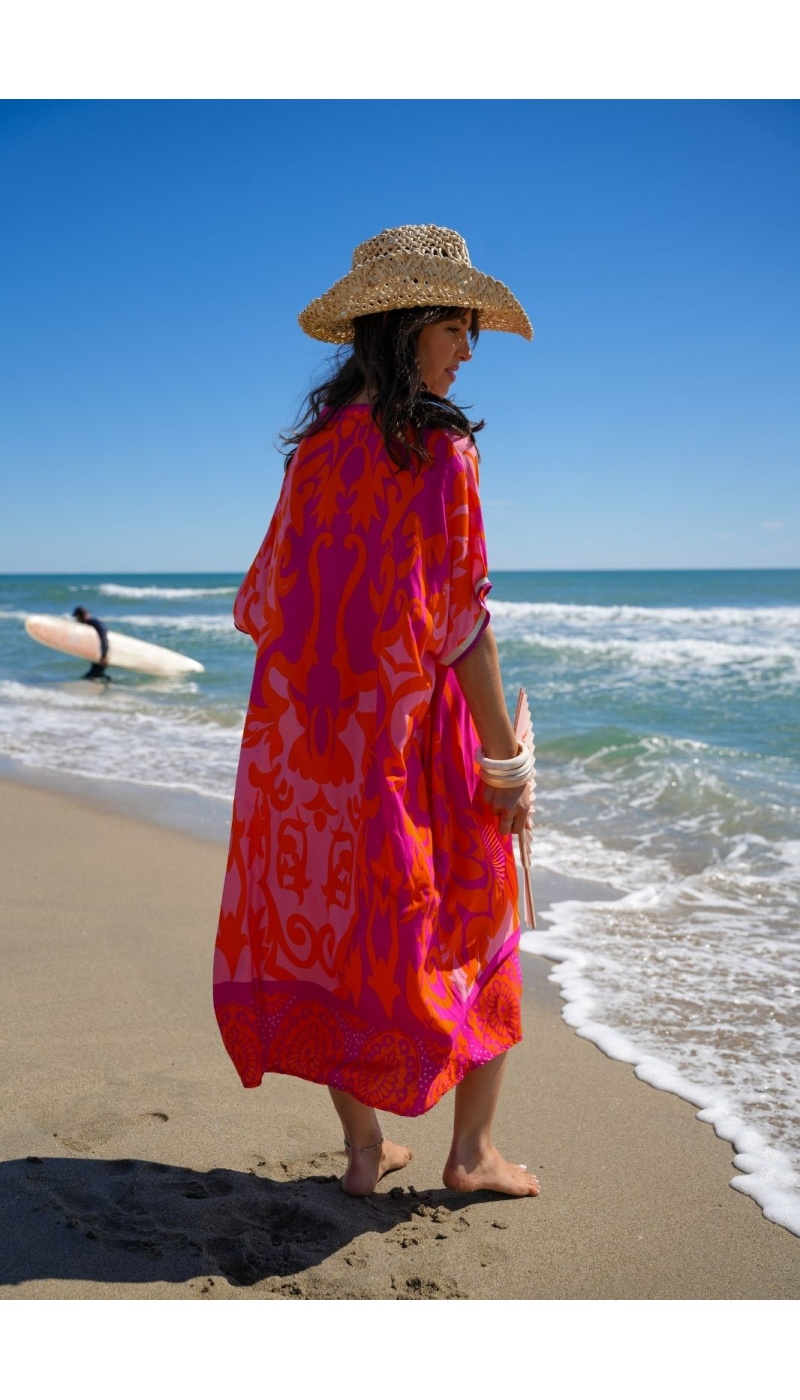 Robe Longue Orange VAIANA