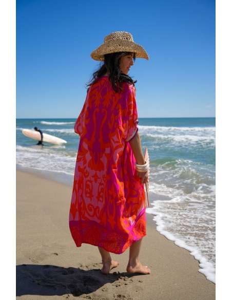 Robe Longue Orange VAIANA