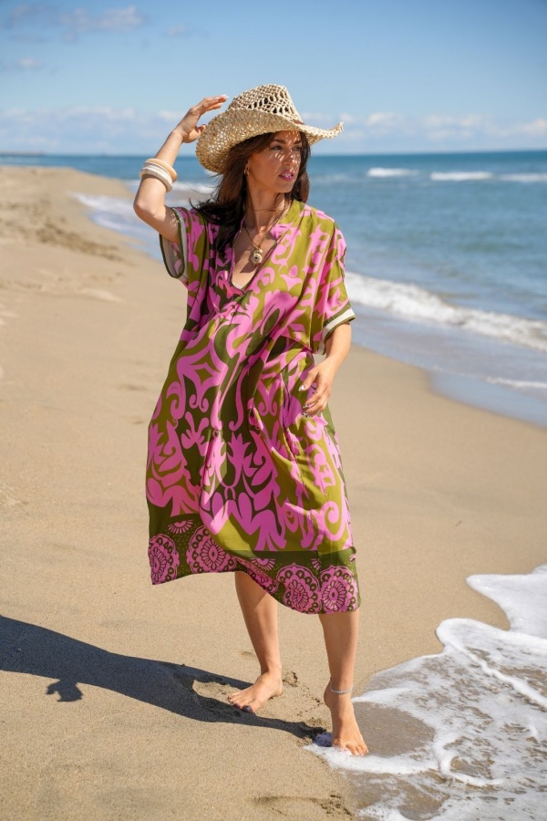 Robe Longue Rose VAIANA