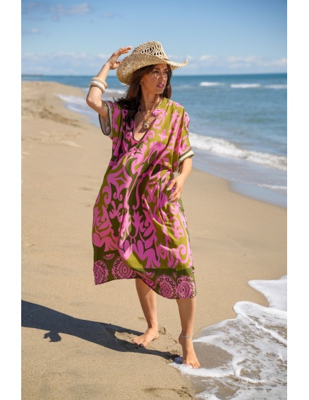 Robe Longue Rose VAIANA