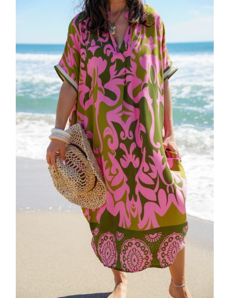 Robe Longue Rose VAIANA