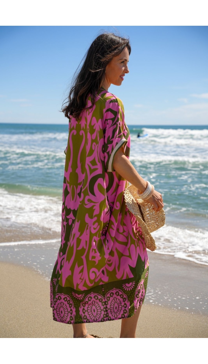 Robe Longue Rose VAIANA