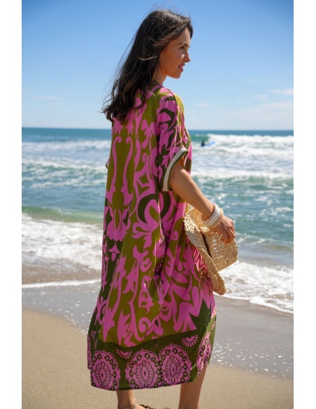 Robe Longue Rose VAIANA
