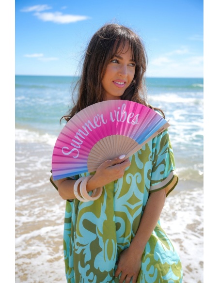 Eventail Multicolore SUMMER VIBES