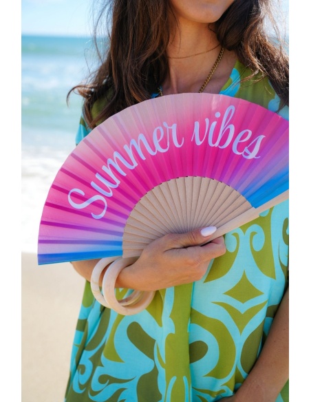 Eventail Multicolore SUMMER VIBES
