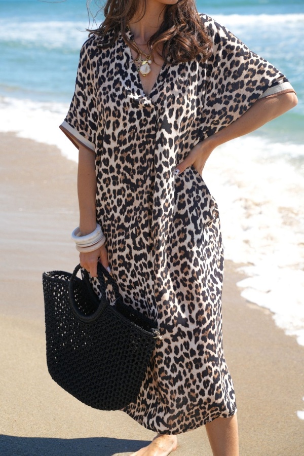 Robe Longue Léopard VAIANA 2