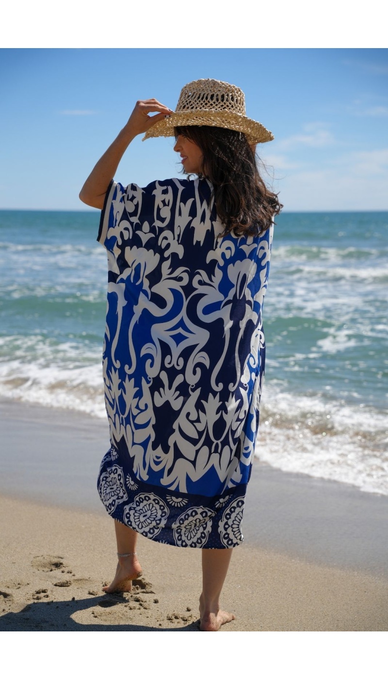 ROBES FEMME LONGUE BLEU E26