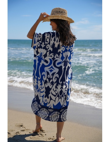 ROBES FEMME LONGUE BLEU E26