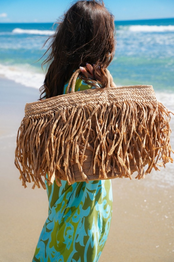 SAC FEMME FRANGE NATURE 2