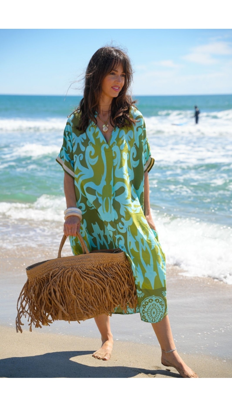SAC FEMME FRANGE NATURE