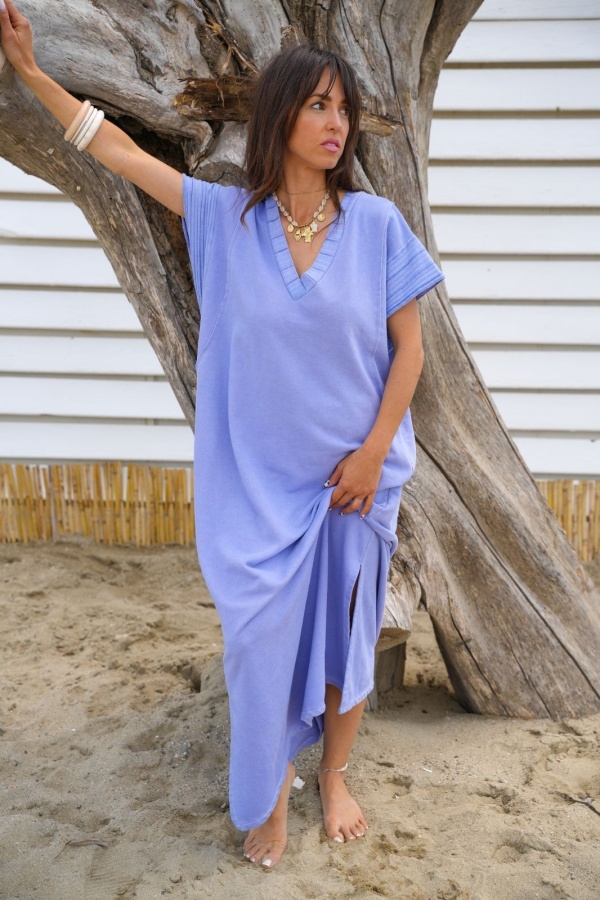 ROBES FEMME LOVE BLEU E26 2
