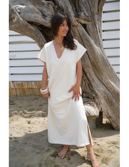ROBES FEMME LOVE ECRU E26