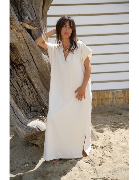 ROBES FEMME LOVE ECRU E26