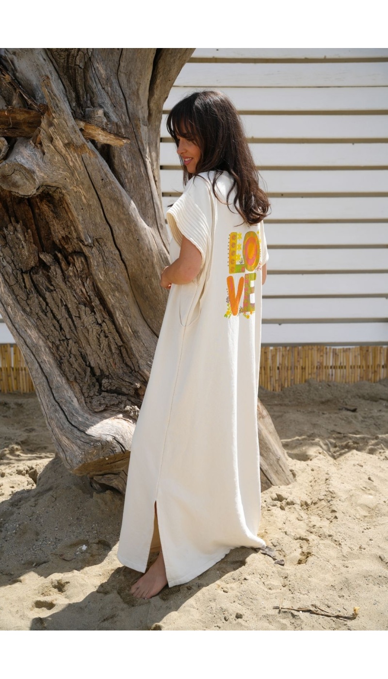 ROBES FEMME LOVE ECRU E26