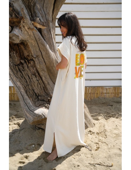 ROBES FEMME LOVE ECRU E26