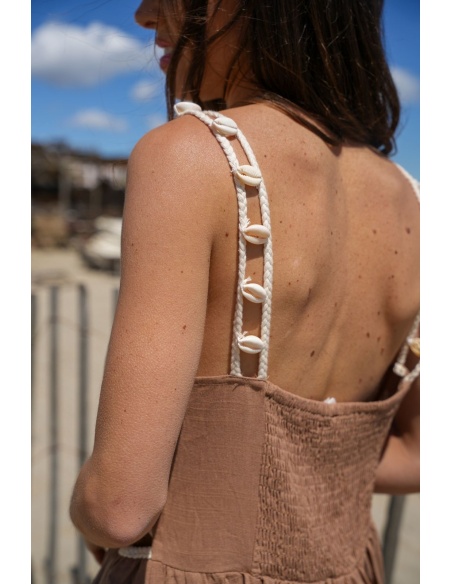 ROBES FEMME COQUIL CAMEL E26