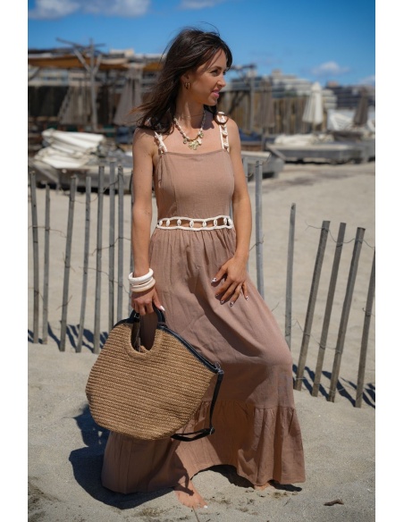 ROBES FEMME COQUIL CAMEL E26