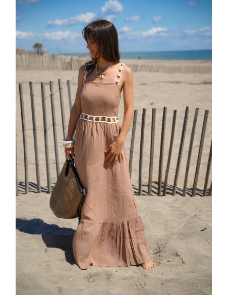 ROBES FEMME COQUIL CAMEL E26
