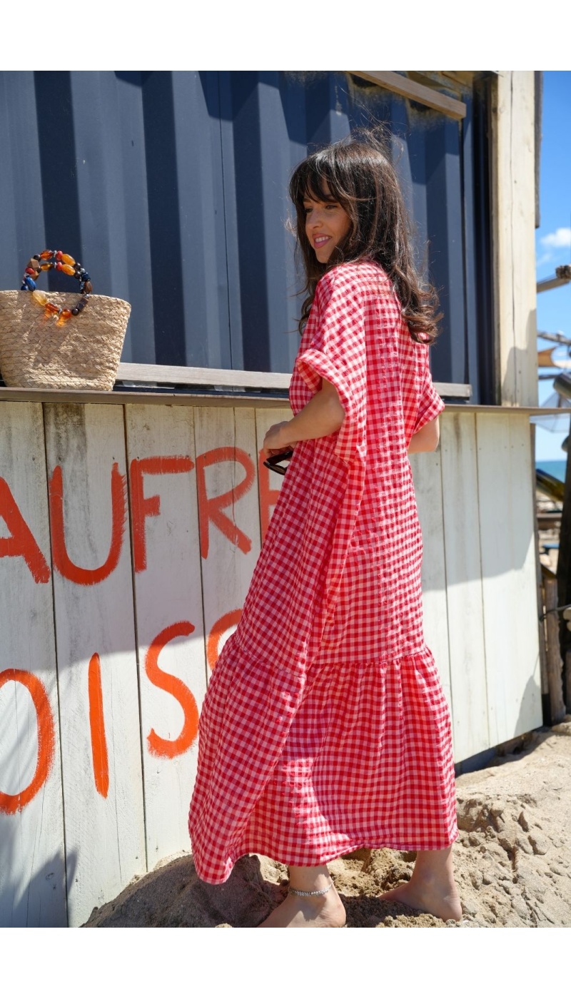 ROBES FEMME CARREA ROUGE E26