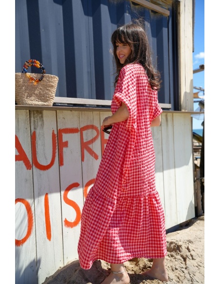 ROBES FEMME CARREA ROUGE E26