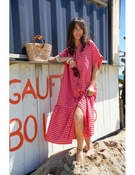 ROBES FEMME CARREA ROUGE E26