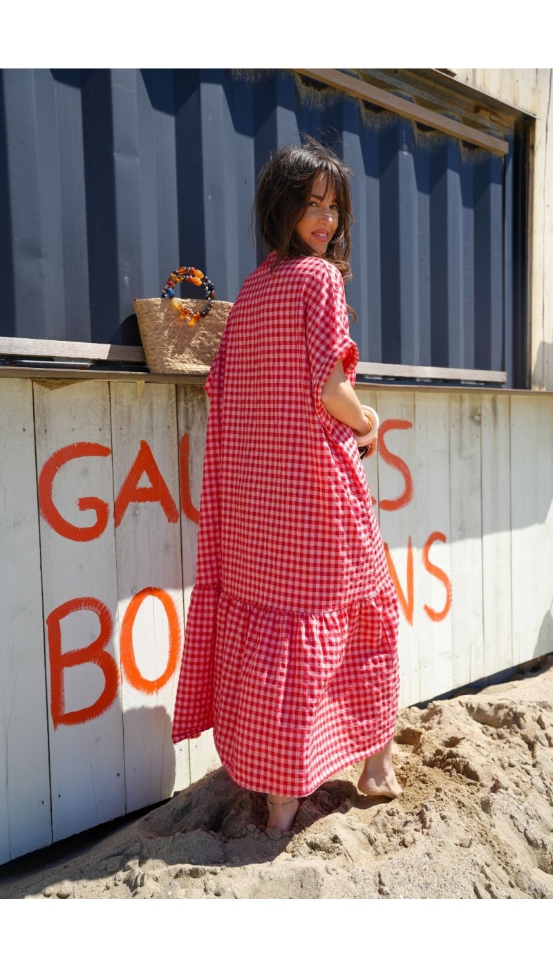 ROBES FEMME CARREA ROUGE E26
