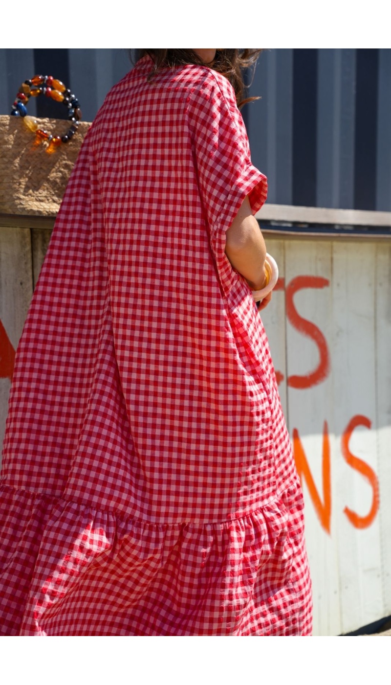 ROBES FEMME CARREA ROUGE E26