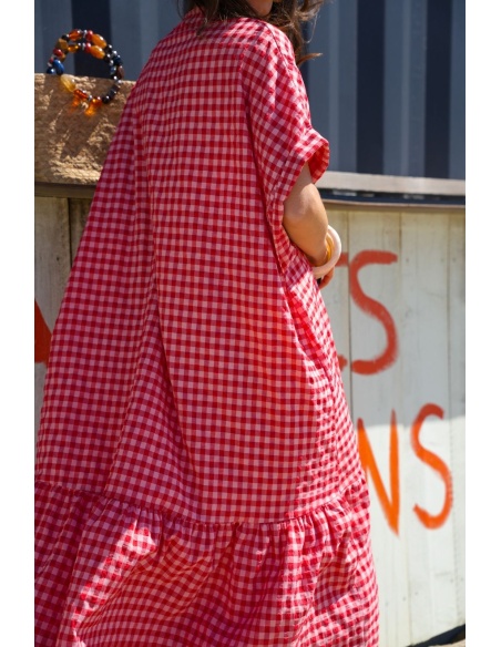 ROBES FEMME CARREA ROUGE E26