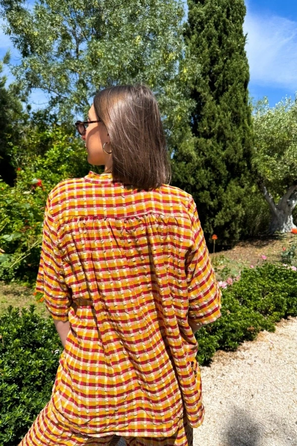 Blouse Rouge Orange Johanna KAYLA 2