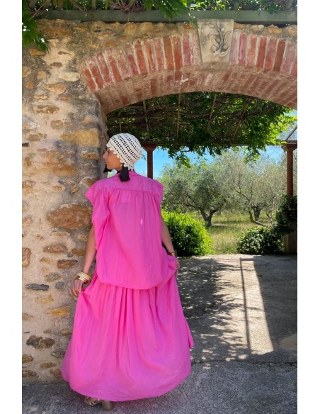 Jupe Longue Fushia KAYLY