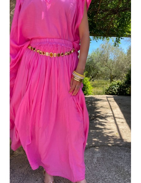 Jupe Longue Fushia KAYLY
