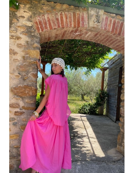 Jupe Longue Fushia KAYLY