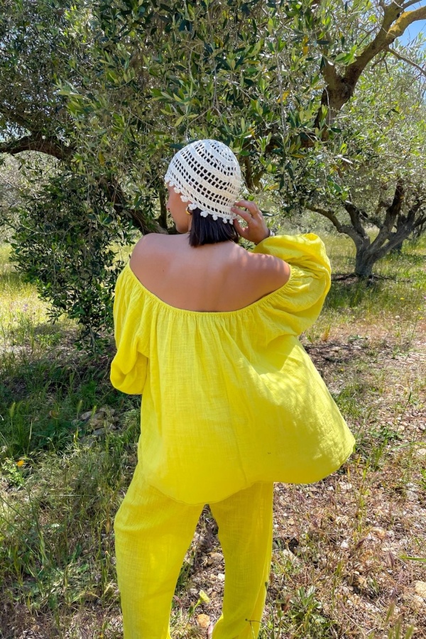 Blouse Jaune Johanna LUCIE 2