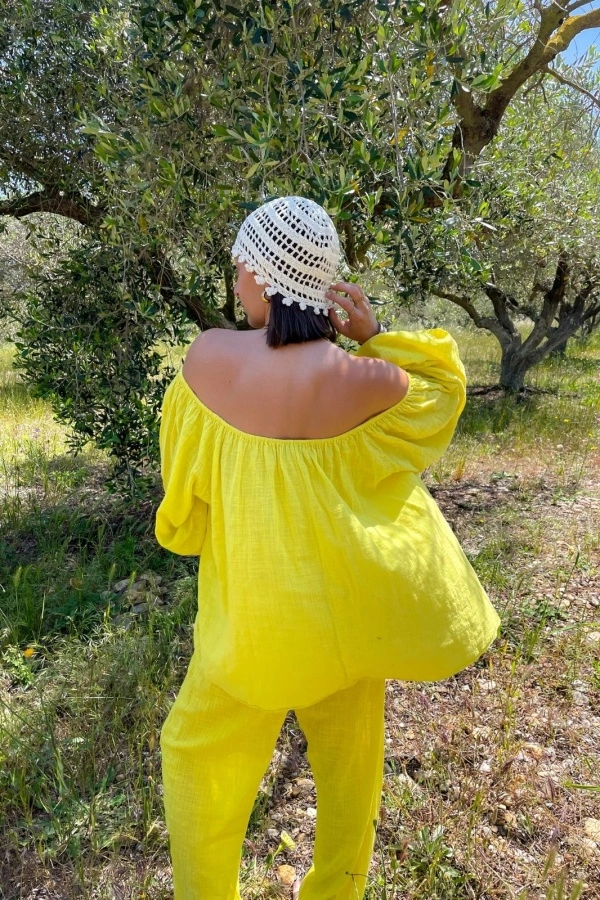 Blouse Jaune Johanna LUCIE 2